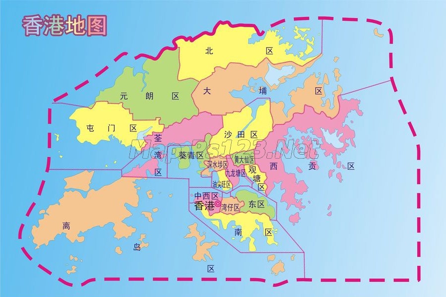 香港特区行政区划.百科